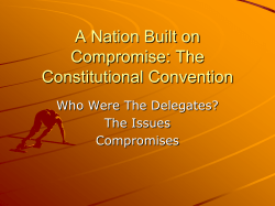 The Constitutional Convention, 1787
