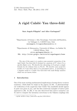A rigid Calabi&ndash;Yau three-fold