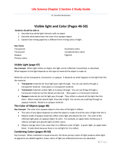 Life Science Chapter 2 Section 2 Study Guide