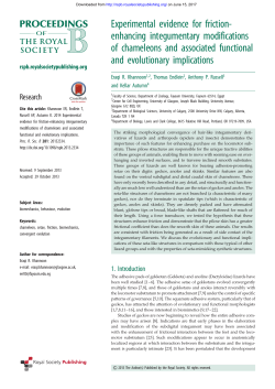 Experimental evidence for friction