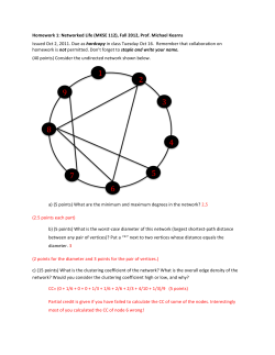 Homework 1 - CIS @ UPenn
