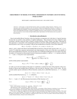 CROSS-PRODUCT OF BESSEL FUNCTIONS: MONOTONICITY