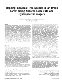 Mapping Individual Tree Species in an Urban Forest Using Airborne
