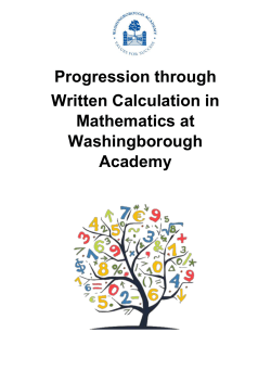Maths Calculation Booklet