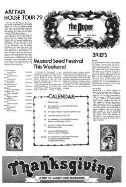 November, 1978 - The Times of Skinker DeBaliviere
