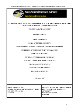 KeNHA/1494/2017 - Kenya National Highways Authority