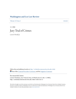 Jury Trial of Crimes