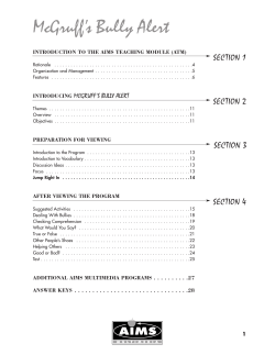 McGruff`s Bully Alert