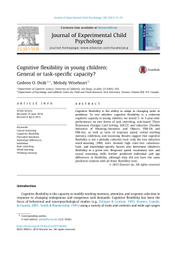 Cognitive flexibility in young children: General or