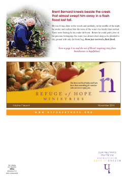 November 2014 - Refuge of Hope