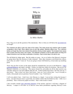 mercury - Miles Mathis