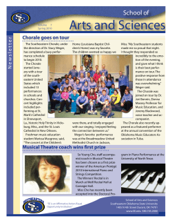 School of Arts and Sciences - Southeastern Oklahoma State University