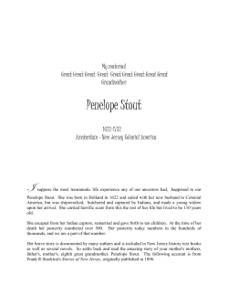 Penelope Stout - Family Search
