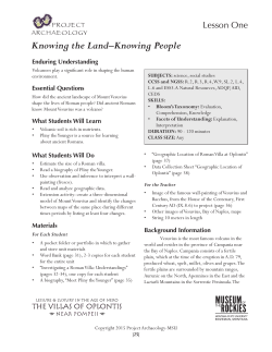 Lesson 1 (K-5) - Museum of the Rockies