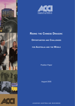 riding the chinese dragon: opportunities and challenges