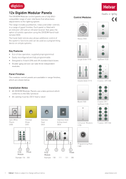12x Digidim Modular Panels