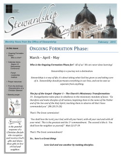 Stewardship News - February 2015