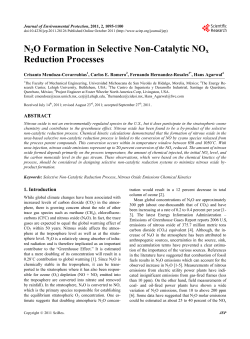N2O Formation in Selective Non-catalytic NOx Reduction Processes