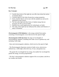 Ch 8.2 - The Sun