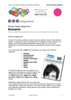 OCRNationalsUnit05 scenario tasks