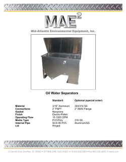 Oil Water Separators