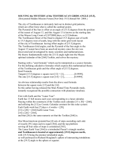 SOLVING the MYSTERY of the TEOTIHUACAN GRIDS ANGLE [15