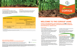 USE RATES - Bayer CropScience U.S.