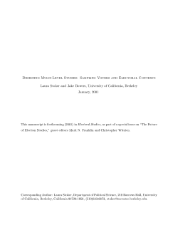 Full Text - American National Election Studies