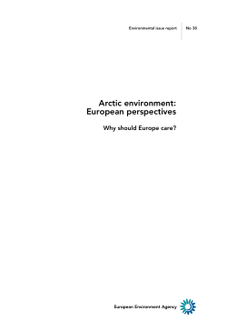Arctic environment: European perspectives