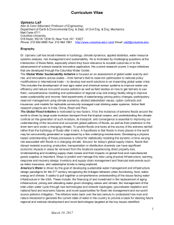 CV - Columbia University