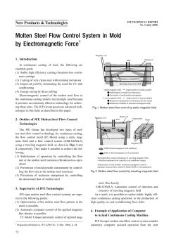 Molten Steel Flow Control System in Mold by Electromagnetic Force&dagger;
