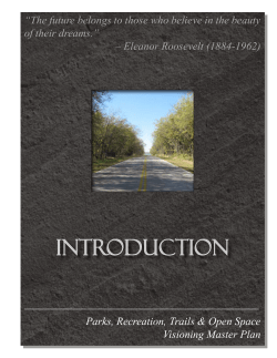 Introduction - City of Cedar Hill