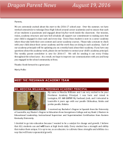 Dragon Parent News, Sep 09, 2016