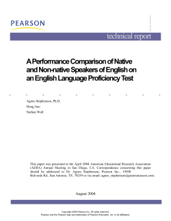 A Performance Comparison of Native and Non