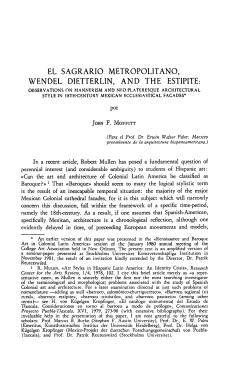 el sagrario metropolitano, wendel dietterlin, and the estipite