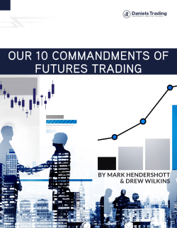 our 10 commandments of futures trading