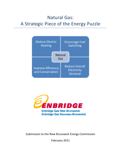 Natural Gas: A Strategic Piece of the Energy Puzzle