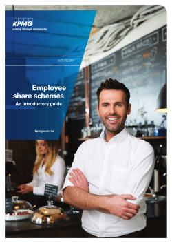 Employee share schemes