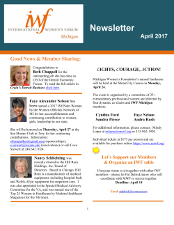 Newsletter - IWF