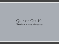 Quiz on Oct 10