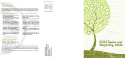 Solid Waste and Recycling Guide
