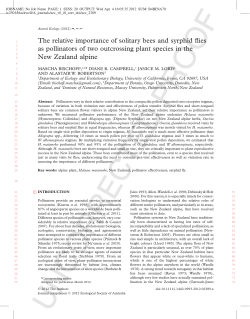 The relative importance of solitary bees and
