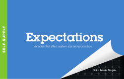 Expectations - Hawaii Energy Connection