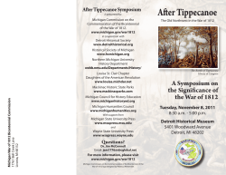 After Tippecanoe - Historical Society of Michigan