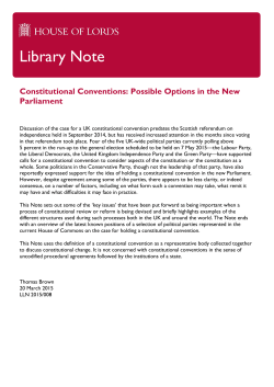 Constitutional Conventions