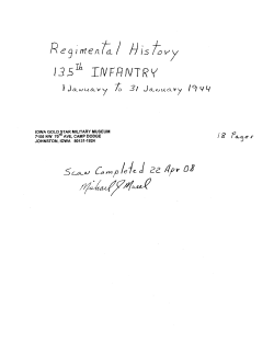 Cassino, Anzio - 34th Infantry Division Association