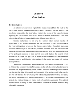 Conclusion - Shodhganga