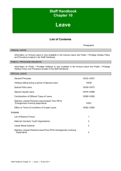 Chapter 10 - Amendments 2000 - Forestry Commission Trade Unions