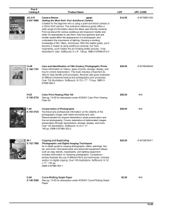 Pub # Catalog # Product Name LIST UPC CODE AC-215