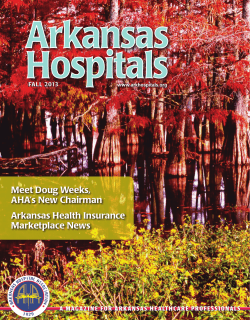 Fall 2013 - Arkansas Hospital Association